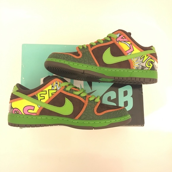 ❌SOLD❌Nike SB Dunk Low De La Soul 9.5 RARE 🔥 - Picture 2 of 6